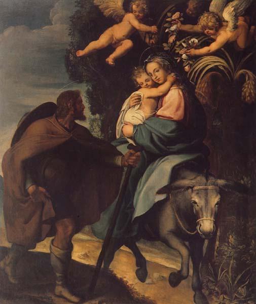 Carducci, Bartolommeo The Flight into Egypt oil painting image